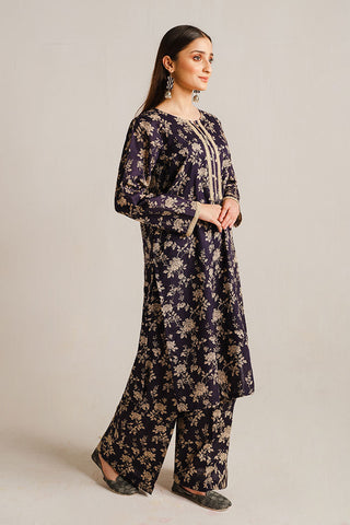 2 Piece Khaddar Pret Collection - HJ-W-06