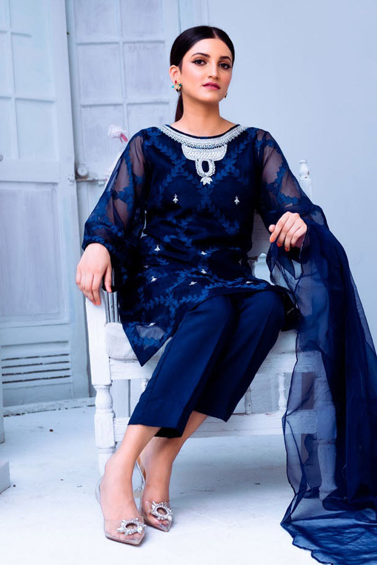 Picture of PSK Couture - Humsafar Exclusive Collection - Blue Majesty - Available at Raja Sahib