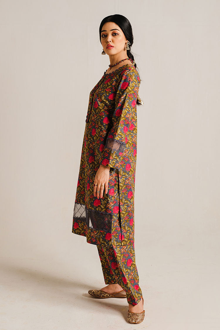 Picture of Humjoli - 2 Piece Khaddar Pret Collection - HJ-W-09 - Available at Raja Sahib