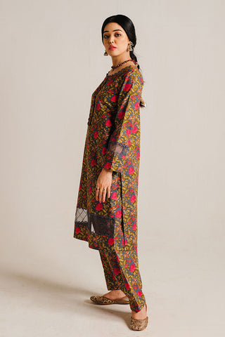 2 Piece Khaddar Pret Collection - HJ-W-09