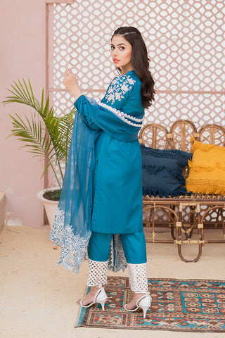 Maria Osama Khan - Casual Pret Collection - Butterfly Pea