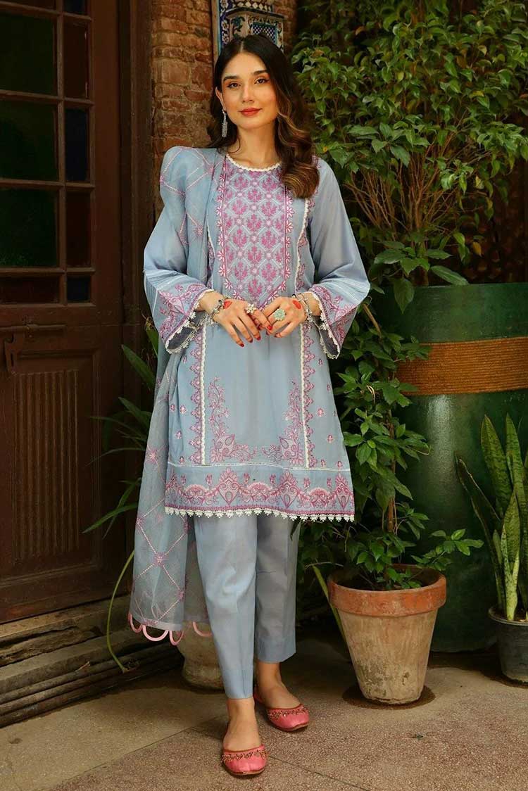 Picture of Shanyera - C1 - Imrozeh Embroidered Lawn 3-PC Suit - Available at Raja Sahib