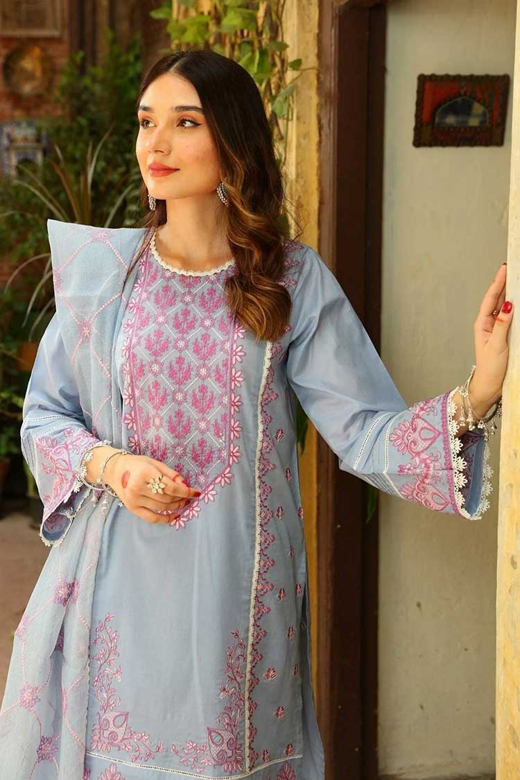 Picture of Shanyera - C1 - Imrozeh Embroidered Lawn 3-PC Suit - Available at Raja Sahib