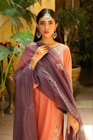 Shanyera - C2 - Maahru Embroidered Lawn 3-PC Suit