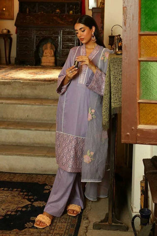 Picture of Shanyera - C4 - Lilac Muse Embroidered Lawn 3-PC Suit - Available at Raja Sahib