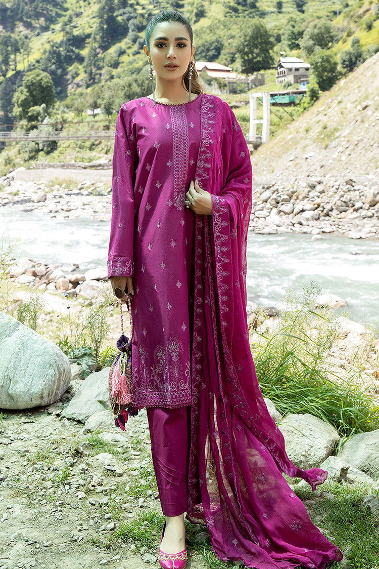 Picture of Safwa - Clara Premium Embroidered Cotton Lawn Collection - CAA-02 - Available at Raja Sahib