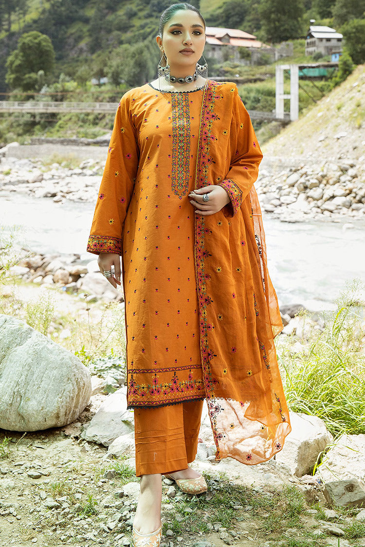 Picture of Safwa - Clara Premium Embroidered Cotton Lawn Collection - CAA-03 - Available at Raja Sahib