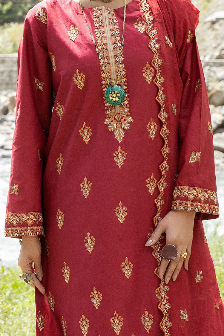 Picture of Safwa - Clara Premium Embroidered Cotton Lawn Collection - CAA-07 - Available at Raja Sahib