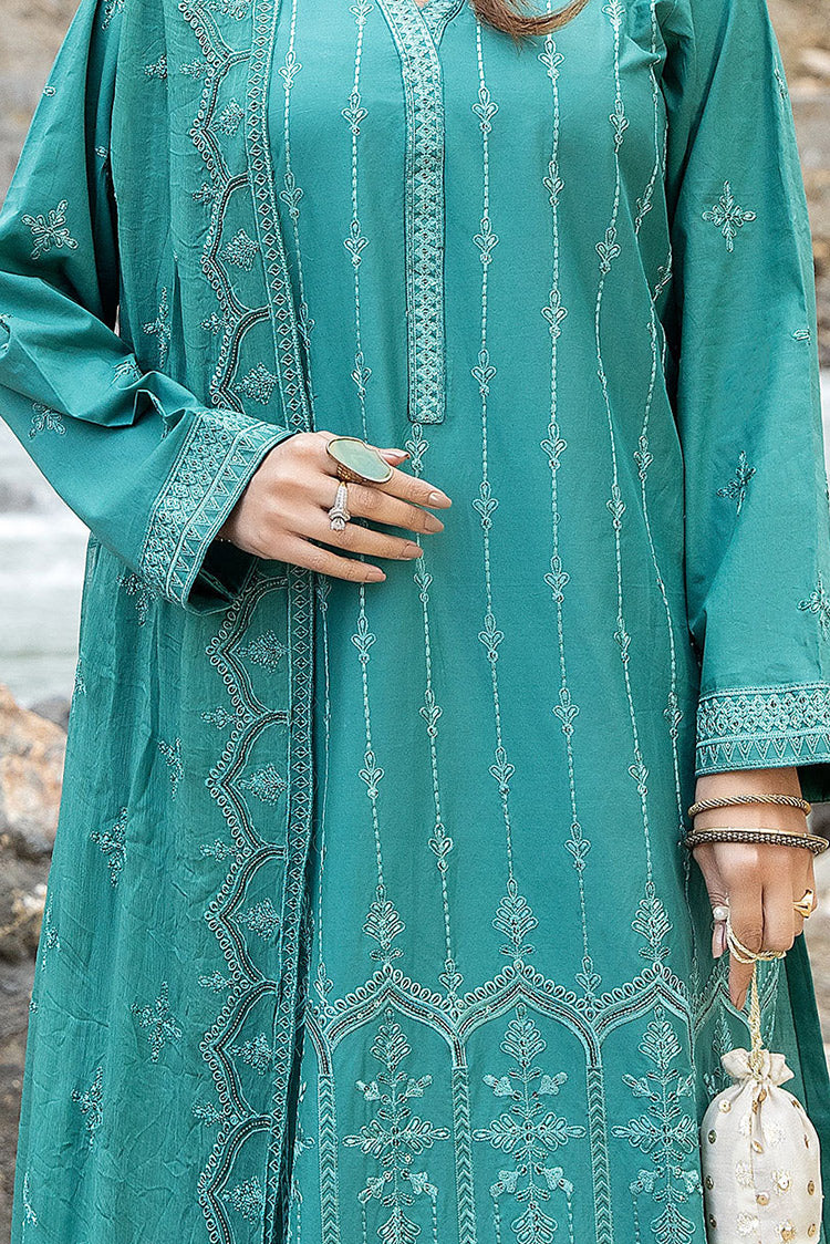 Picture of Safwa - Clara Premium Embroidered Cotton Lawn Collection - CAA-09 - Available at Raja Sahib