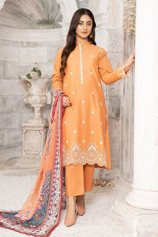 CCS 08 Crystal Cambric 3-Piece Embroidered Collection Vol 01