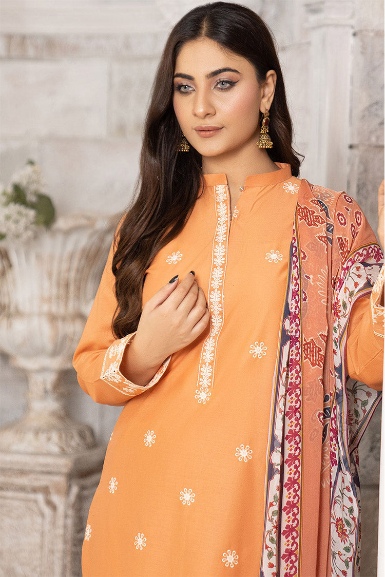 Picture of Safwa - CCS 08 Crystal Cambric 3 Piece Embroidered Collection Vol 01 - Available at Raja Sahib