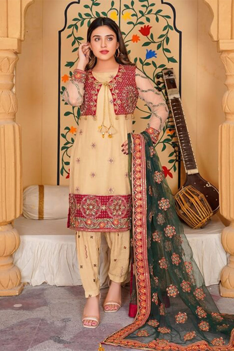 Picture of Ayat - Gul Rang Luxury Pret Collection - Champa - Available at Raja Sahib