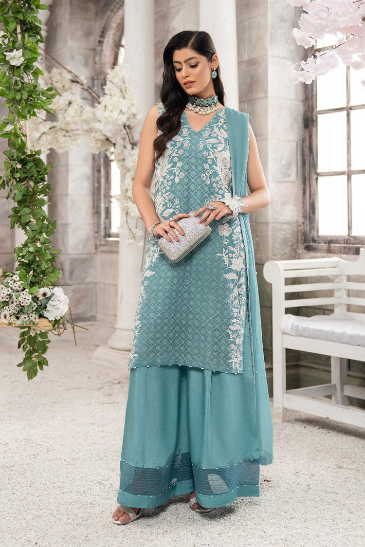 Picture of Hemstitch - Chiffon Pret Collection - Zoya - Available at Raja Sahib