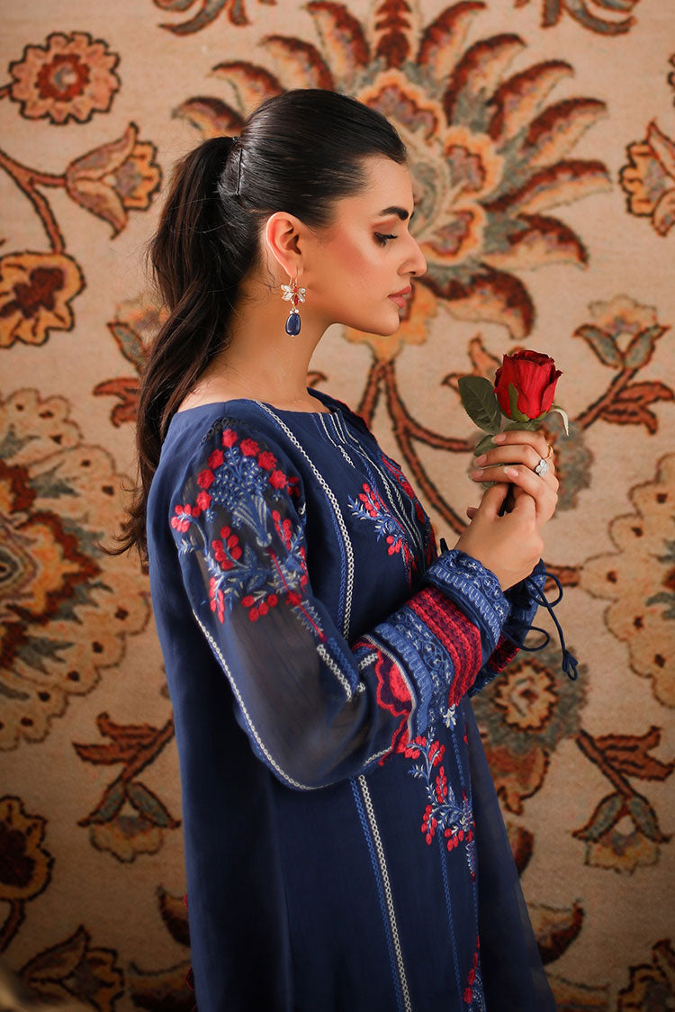 Picture of Shanyera - D10-Blue Beauty Aria Winter Pret Collection - Available at Raja Sahib