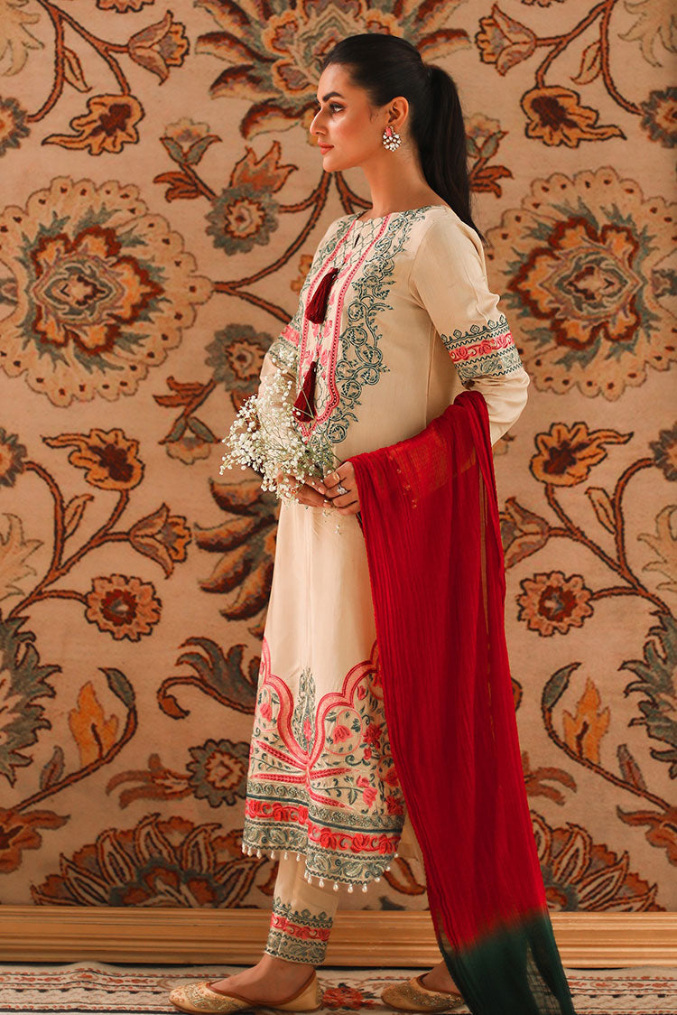 Picture of Shanyera - D5-Beige Beauty Aria Winter Pret Collection - Available at Raja Sahib