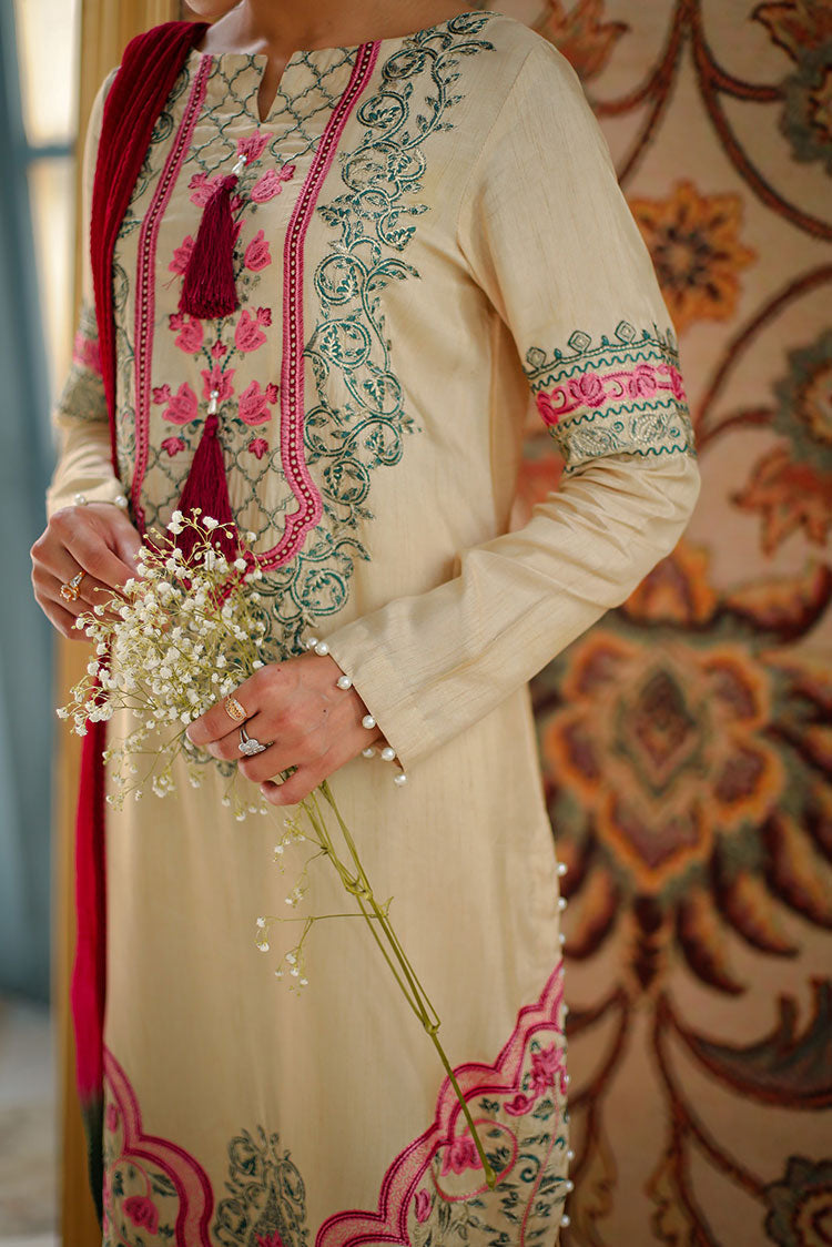 Picture of Shanyera - D5-Beige Beauty Aria Winter Pret Collection - Available at Raja Sahib