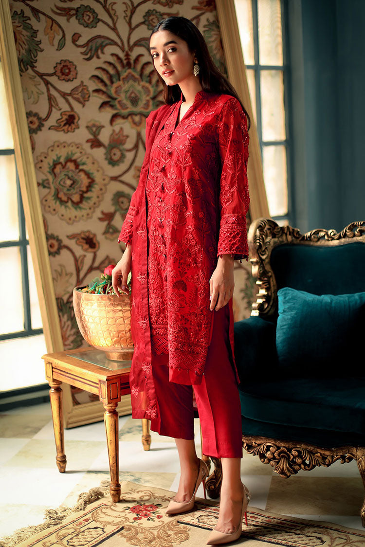 Picture of Shanyera - D6-Ruby Glaze Aria Winter Pret  Collection - Available at Raja Sahib