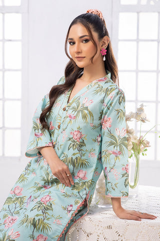 Ellena - 2-PC Unstitched Digital Printed Lawn Suit