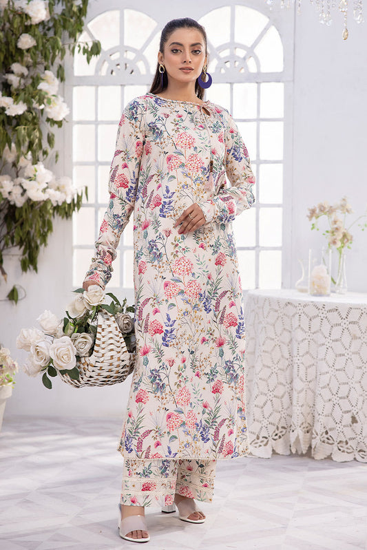 Picture of Ellena - 2-PC Unstitched Digital Printed Lawn Suit - Available at Raja Sahib