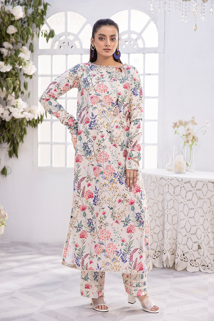 Picture of Ellena - 2-PC Unstitched Digital Printed Lawn Suit - Available at Raja Sahib