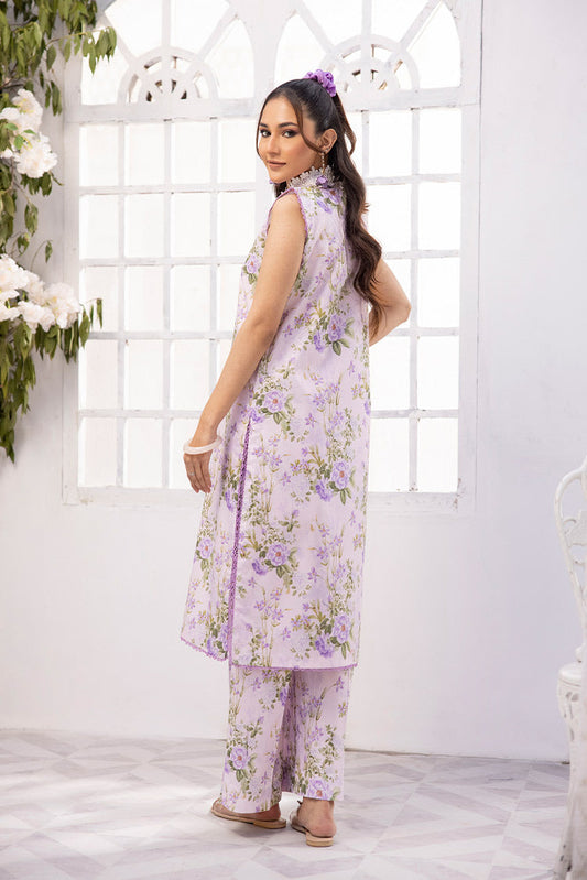 Picture of Ellena - 2-PC Unstitched Digital Printed Lawn Suit - Available at Raja Sahib