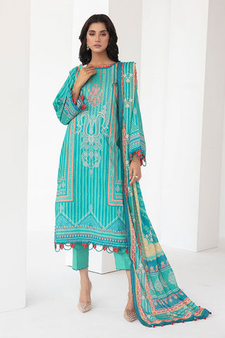 Picture of Ellena - 3-PC Unstitched Digital Printed Lawn Suit - Available at Raja Sahib