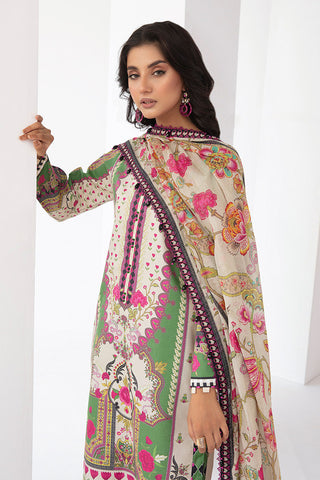 Ellena - 3-PC Unstitched Digital Printed Lawn Suit