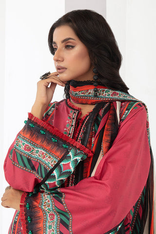 Ellena - 3-PC Unstitched Digital Printed Lawn Suit