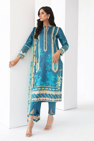 Picture of Ellena - 3-PC Unstitched Digital Printed Lawn Suit - Available at Raja Sahib