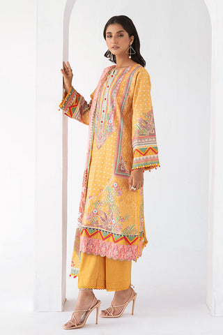 Picture of Ellena - 3-PC Unstitched Digital Printed Lawn Suit - Available at Raja Sahib