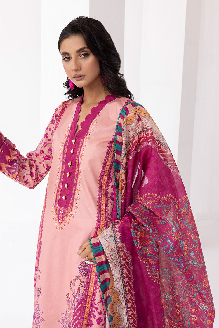 Picture of Ellena - 3-PC Unstitched Digital Printed Lawn Suit - Available at Raja Sahib