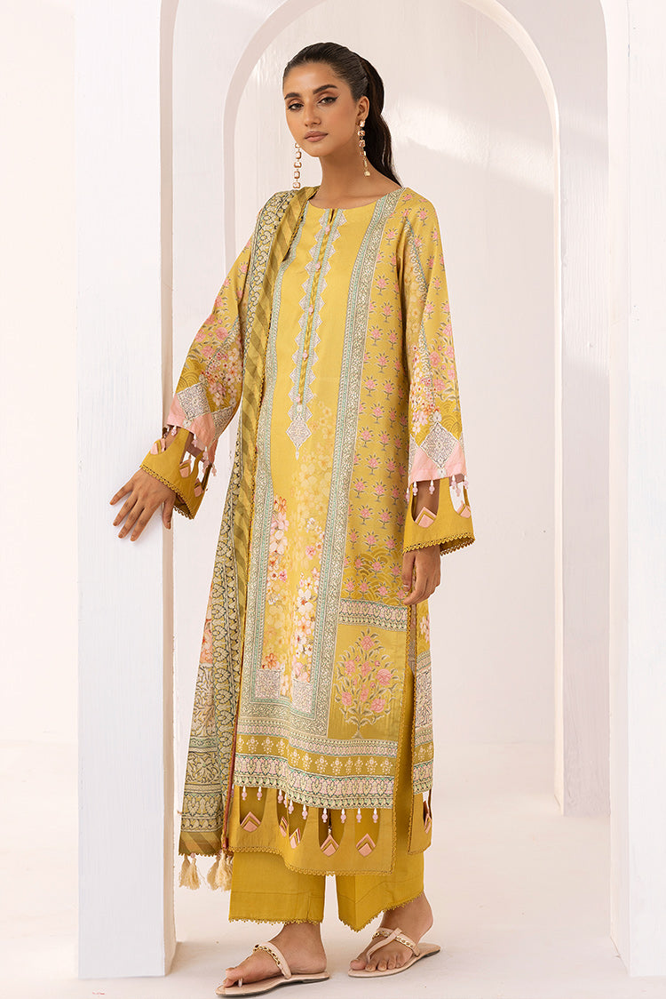 Picture of Ellena - 3-PC Unstitched Digital Printed Lawn Suit - Available at Raja Sahib