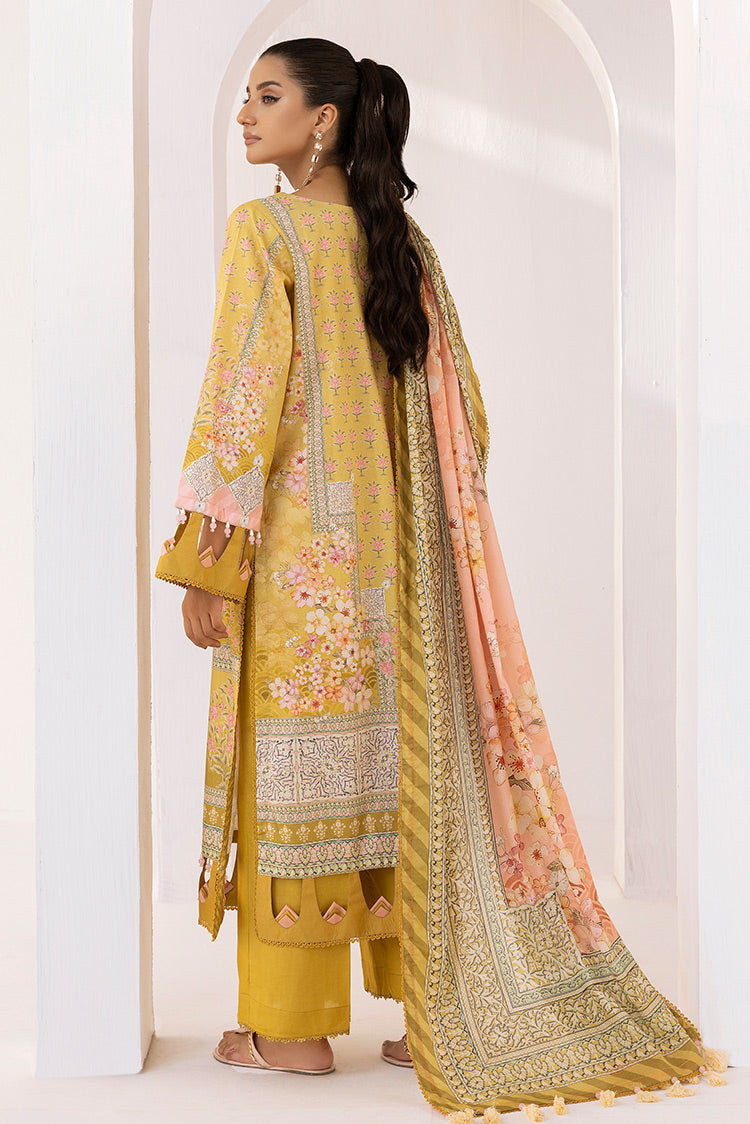 Picture of Ellena - 3-PC Unstitched Digital Printed Lawn Suit - Available at Raja Sahib