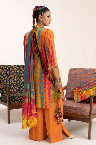 Picture of Ellena - 3-PC Unstitched Digital Printed Lawn Suit - Available at Raja Sahib