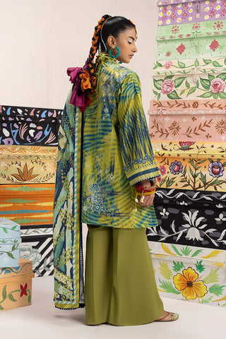 Picture of Ellena - 3-PC Unstitched Digital Printed Lawn Suit - Available at Raja Sahib