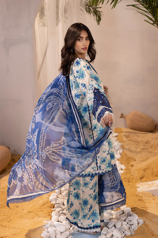 Picture of Ellena - 3-PC Unstitched Digital Printed Lawn Suit - Available at Raja Sahib