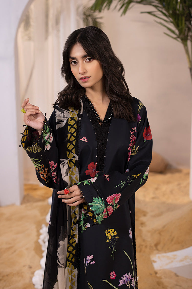 Picture of Ellena - 3-PC Unstitched Digital Printed Lawn Suit - Available at Raja Sahib