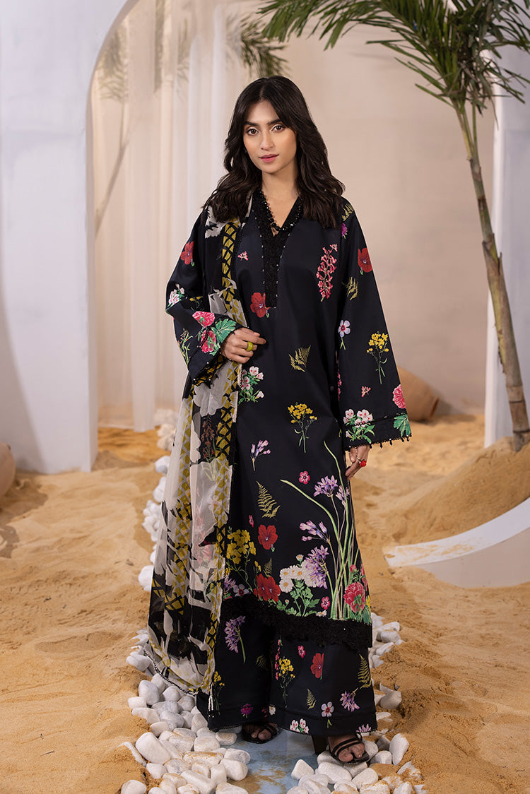 Picture of Ellena - 3-PC Unstitched Digital Printed Lawn Suit - Available at Raja Sahib