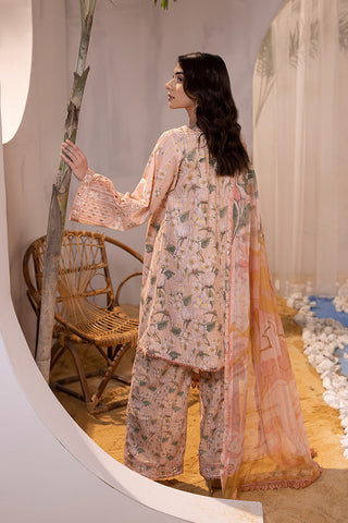 Picture of Ellena - 3-PC Unstitched Digital Printed Lawn Suit - Available at Raja Sahib