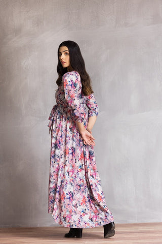 Ellena - Western Georgette Dress