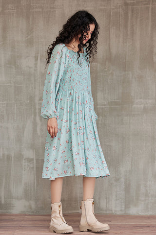 Ellena - Western Georgette Dress