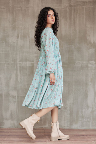 Ellena - Western Georgette Dress