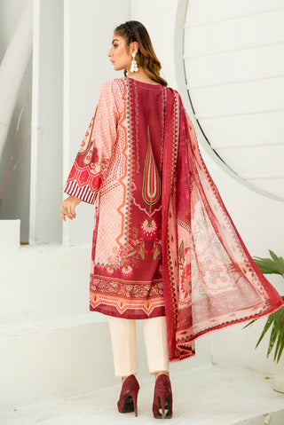 Ellena - 3-PC Stitched Lawn Suit