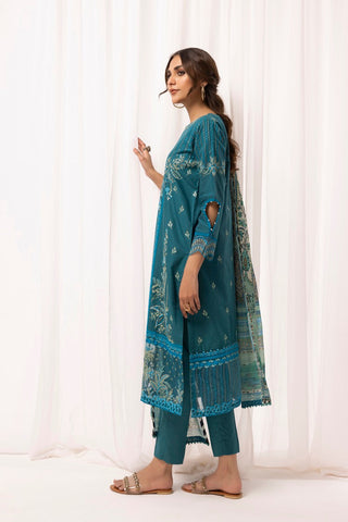 Ellena - 3-PC Stitched Embroidered Cambric Cotton Suit