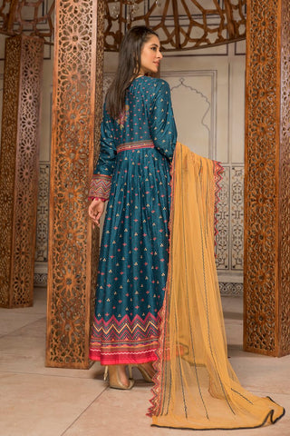 3-PC Stitched Self Jacquard Suit