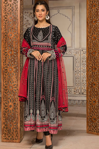 Ellena - 3-PC Stitched Self Jacquard Suit