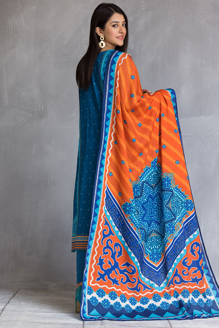 Picture of Ellena - 3-PC Stitched Khaddar Suit - Available at Raja Sahib