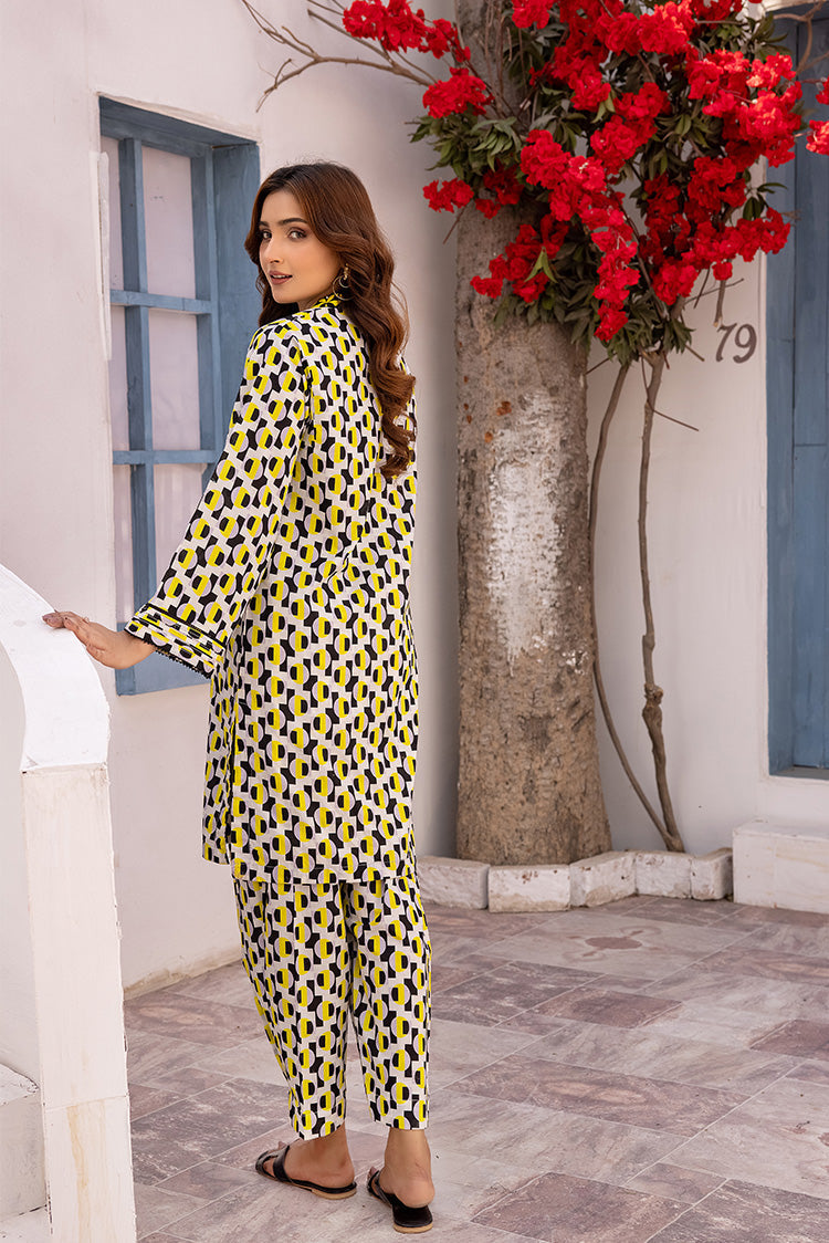 Picture of Ellena - 2-PC Stitched Printed Lawn Suit - Available at Raja Sahib