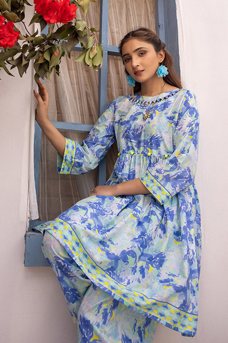 Picture of Ellena - 2-PC Stitched Printed Lawn Suit - Available at Raja Sahib