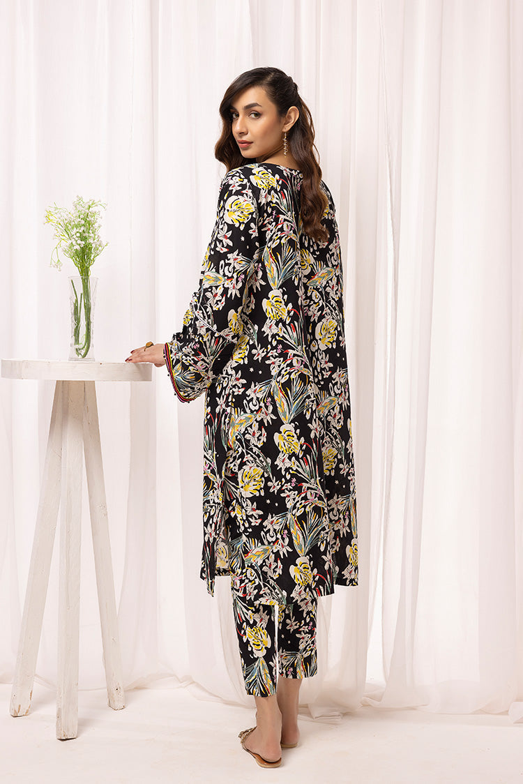 Picture of Ellena - 2-PC Stitched Printed Arabic Lawn Suit - Available at Raja Sahib